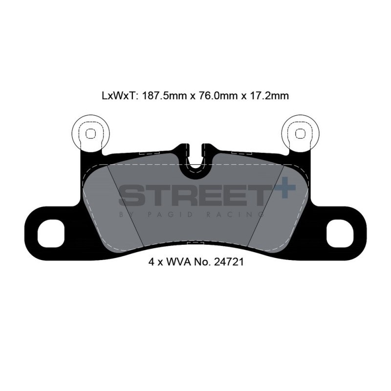 Pastiglie freno Pagid T8091 Street+ - PA-8091.ST - T8091SP2001 - 4056029065267