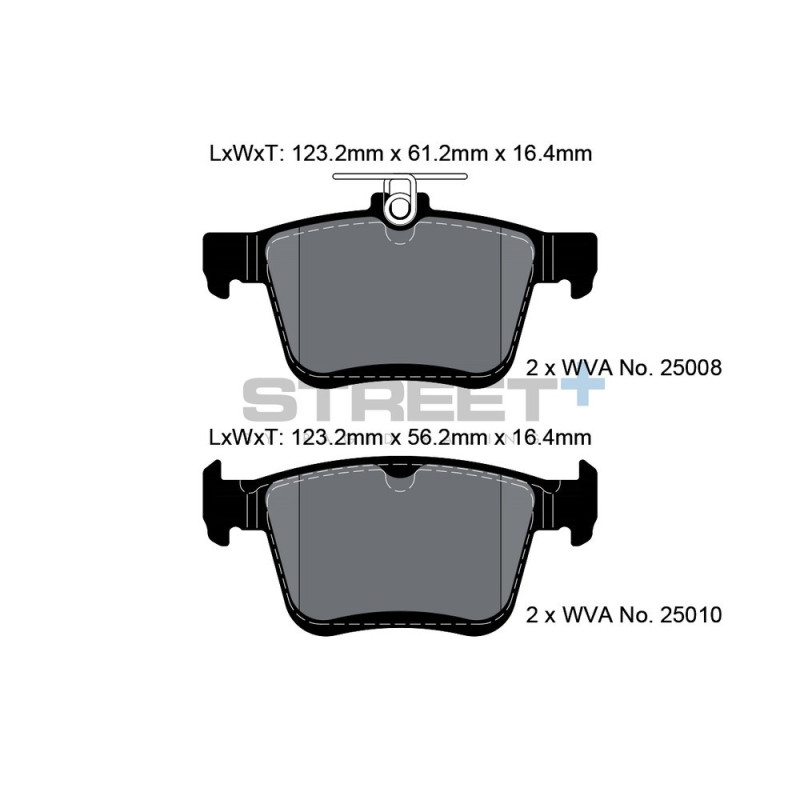 Pastiglie freno Pagid T8101 Street+ - PA-8101.ST - T8101SP2001 - 4056029065304