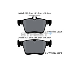 Plaquettes de frein Pagid T8101 Street+