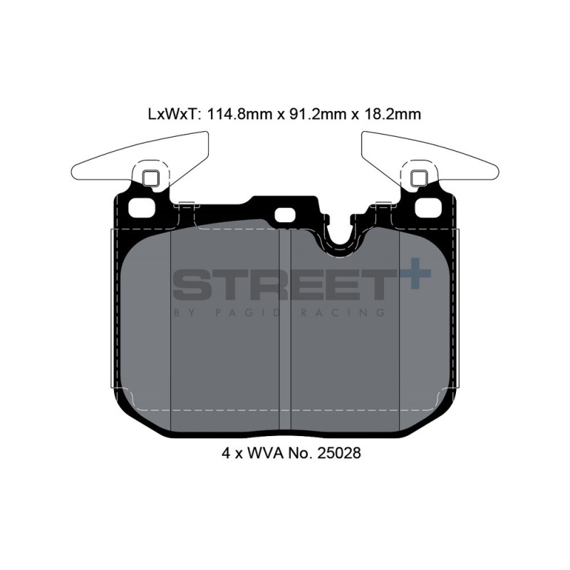 Pastiglie freno Pagid T8104 Street+ - PA-8104.ST - T8104SP2001 - 4056029065335