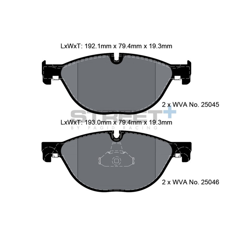 Pastiglie freno Pagid T8106 Street+ - PA-8106.ST - T8106SP2001 - 4056029065373