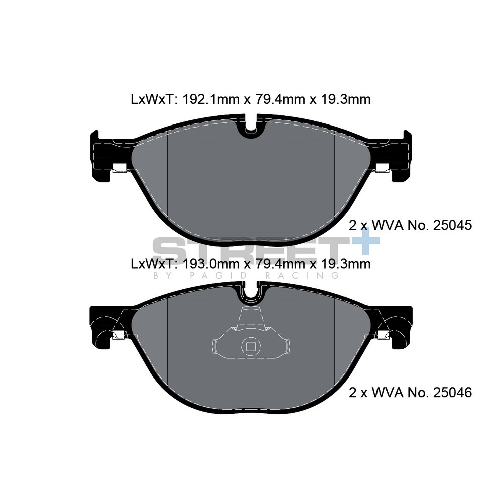 Pastiglie freno Pagid T8106 Street+ - PA-8106.ST - T8106SP2001 - 4056029065373