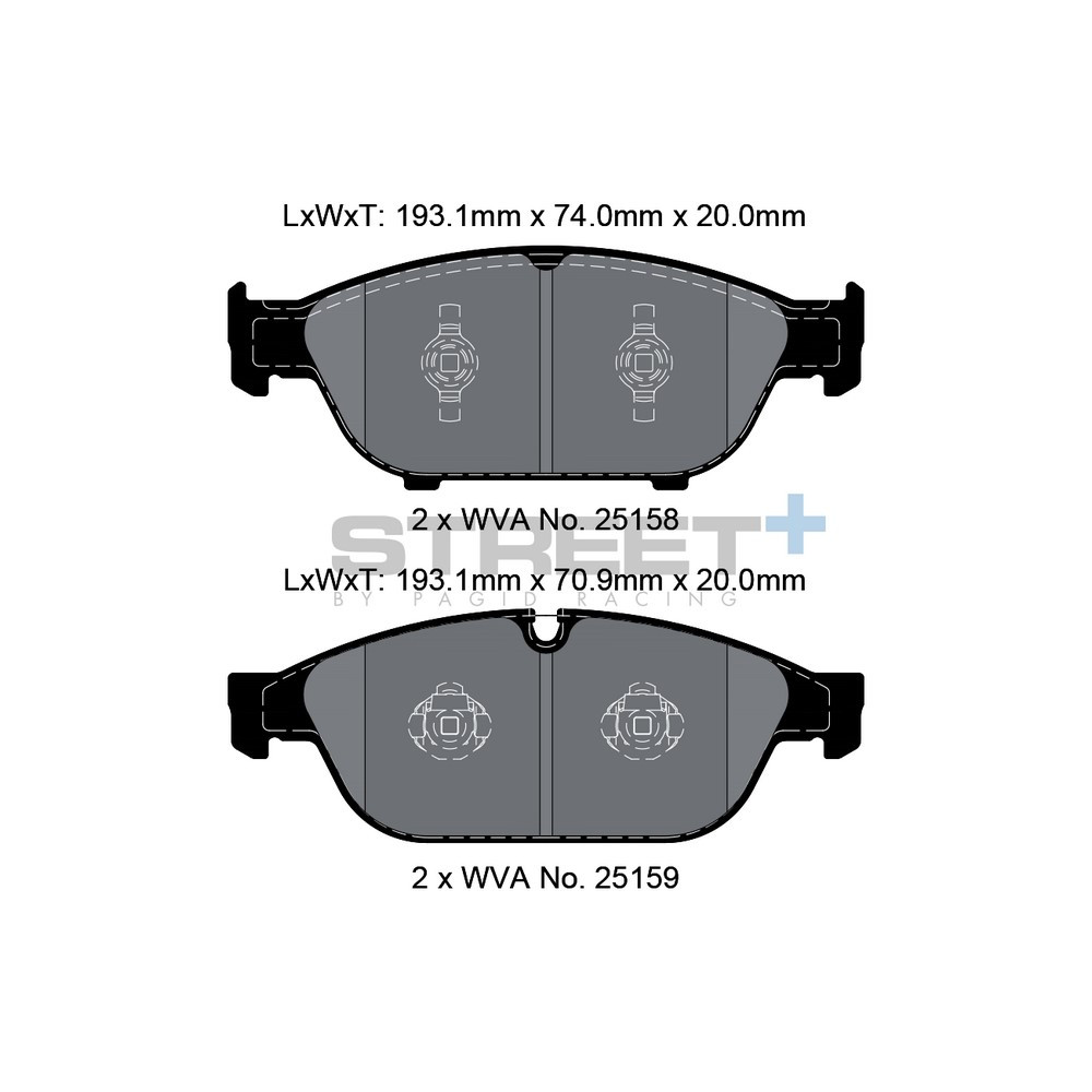 Pastiglie freno Pagid T8109 Street+ - PA-8109.ST - T8109SP2001 - 4056029065397