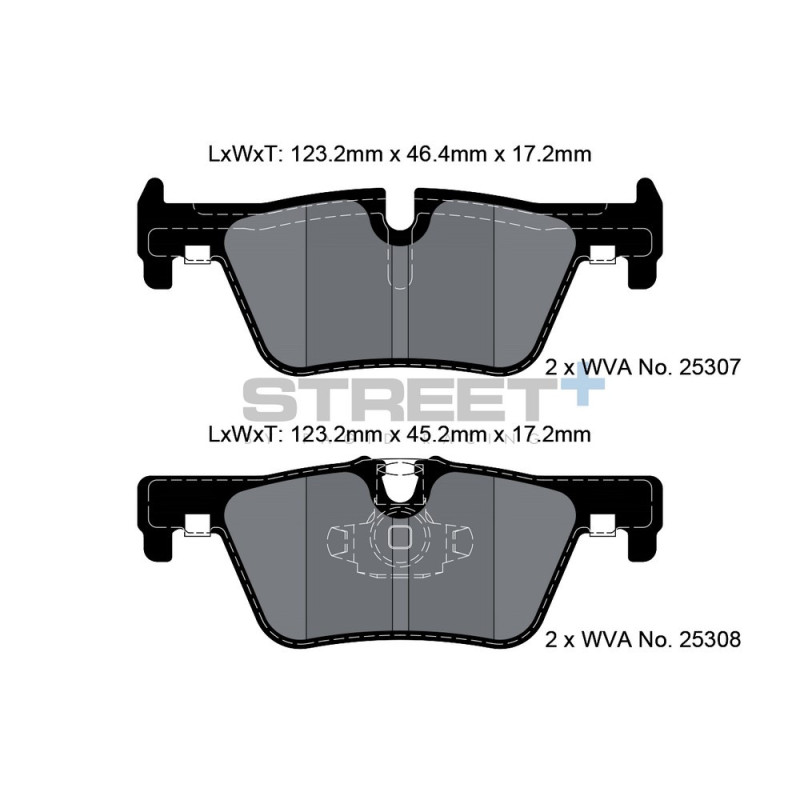 Pastiglie freno Pagid T8117 Street+ - PA-8117.ST - T8117SP2001 - 4056029065458