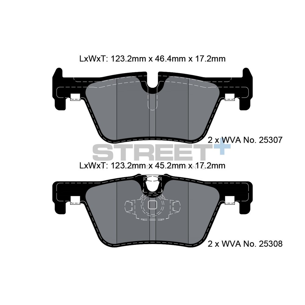 Pastiglie freno Pagid T8117 Street+ - PA-8117.ST - T8117SP2001 - 4056029065458