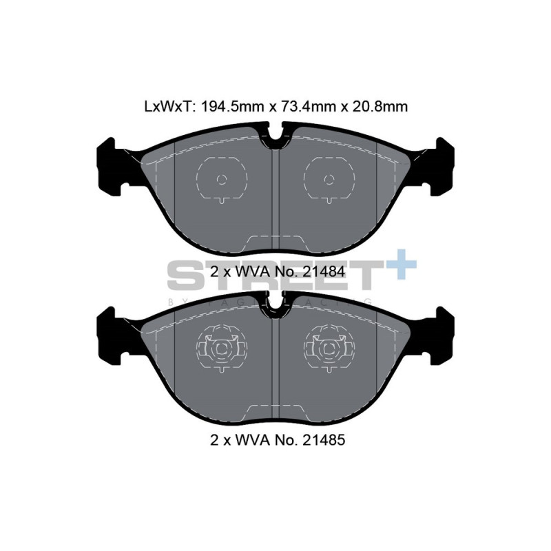Pastiglie freno Pagid T8156 Street+ - PA-8156.ST - T8156SP2001 - 4056029064604