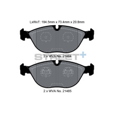 Plaquettes de frein Pagid T8156 Street+