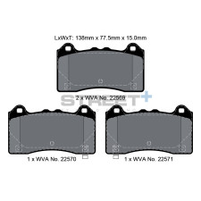 Plaquettes de frein Pagid T8163 Street+