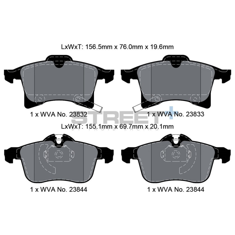 Pastiglie freno Pagid T8179 Street+ - PA-8179.ST - T8179SP2001 - 4056029064932