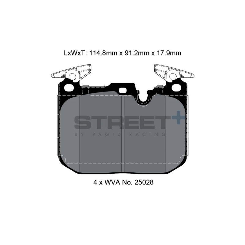 Pastiglie freno Pagid T8194 Street+ - PA-8194.ST - T8194SP2001 - 4056029065342