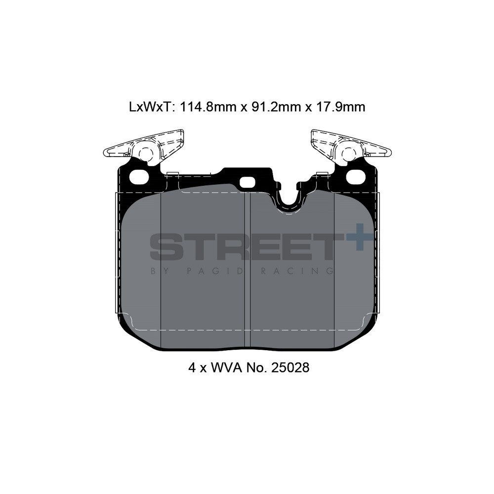 Pastiglie freno Pagid T8194 Street+ - PA-8194.ST - T8194SP2001 - 4056029065342