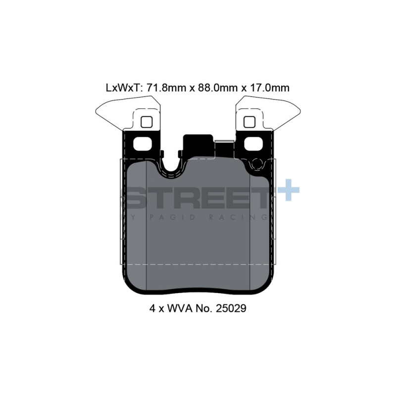 Pastiglie freno Pagid T8195 Street+ - PA-8195.ST - T8195SP2001 - 4056029065366