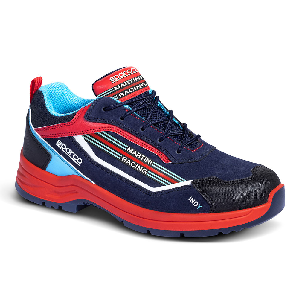 Sparco Martini Racing Indy ESD S3S SR Sicherheitsschuhe - 07537MR.BMR.44 - 07537MR44BMRS - 8033280496456