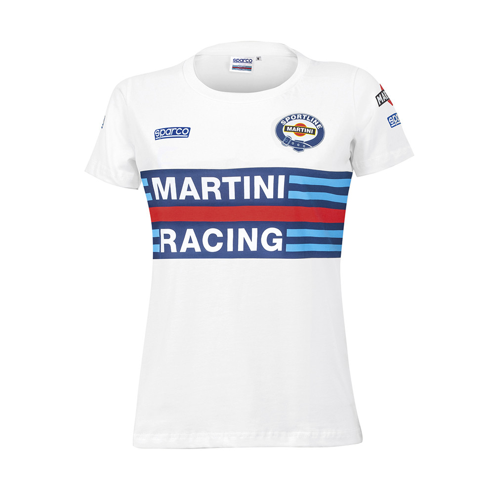 Sparco Martini Racing Replica Damen T-Shirt - 01398MR.BL.L - 01398MRBI3L - 8033280482848