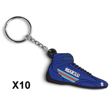 Sparco Martini Racing x10 shoe keychain