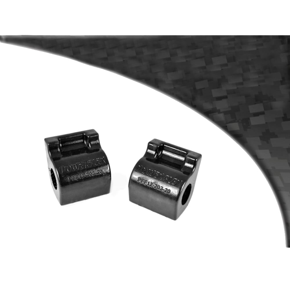 Silent-Bloc Powerflex Black Stabilisator Vorne 20mm Citroen C2 (2003-2009) - PF-F1220320-2N - PFF12-203-20BLK - 5055676528902