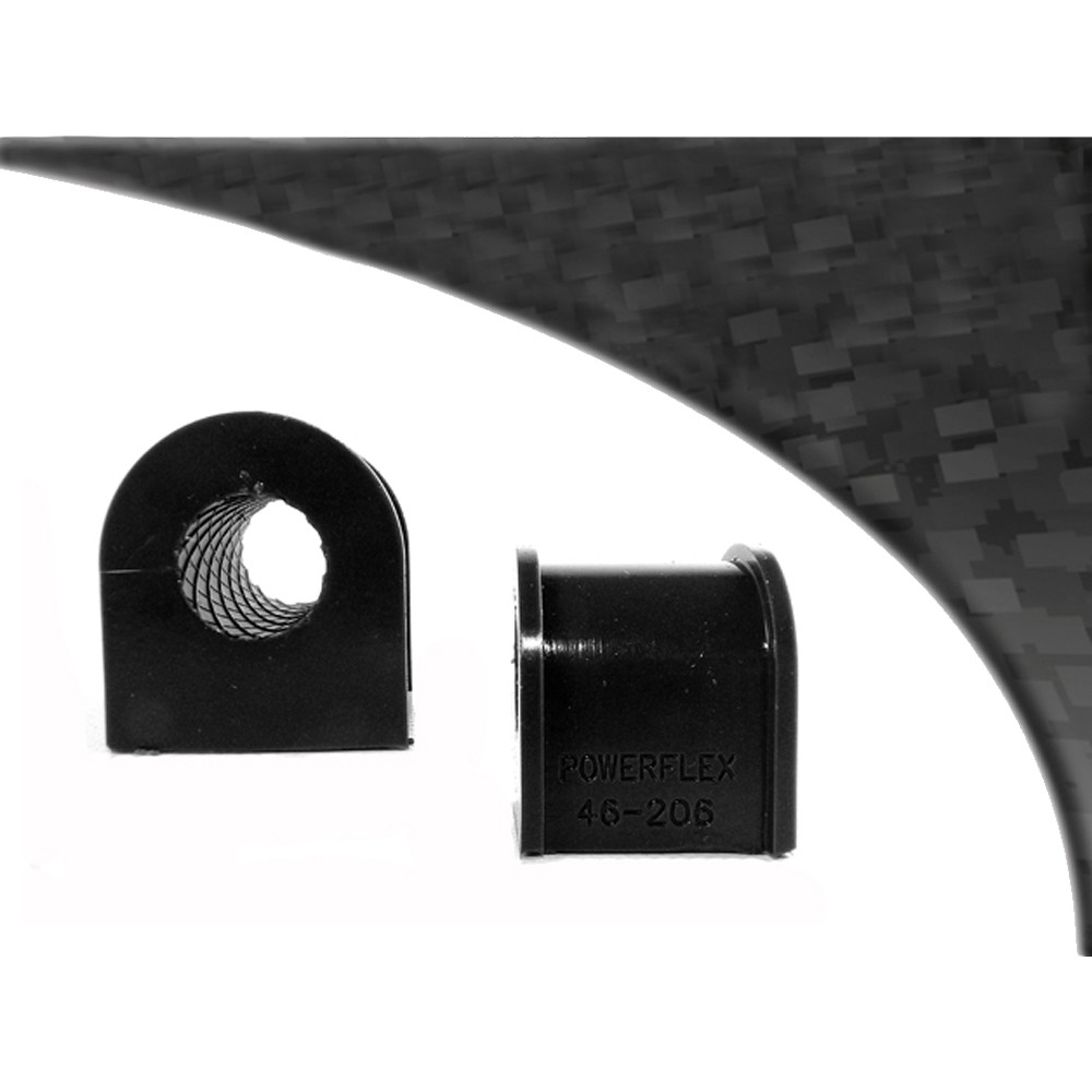 Silent-Bloc Powerflex Black Barre Anti-Roulis Arrière 18mm Nissan 200SX - S13, S14, S14A & S15 - PF-R4620618-2N - PFR46-206-18BLK - 5055676527950