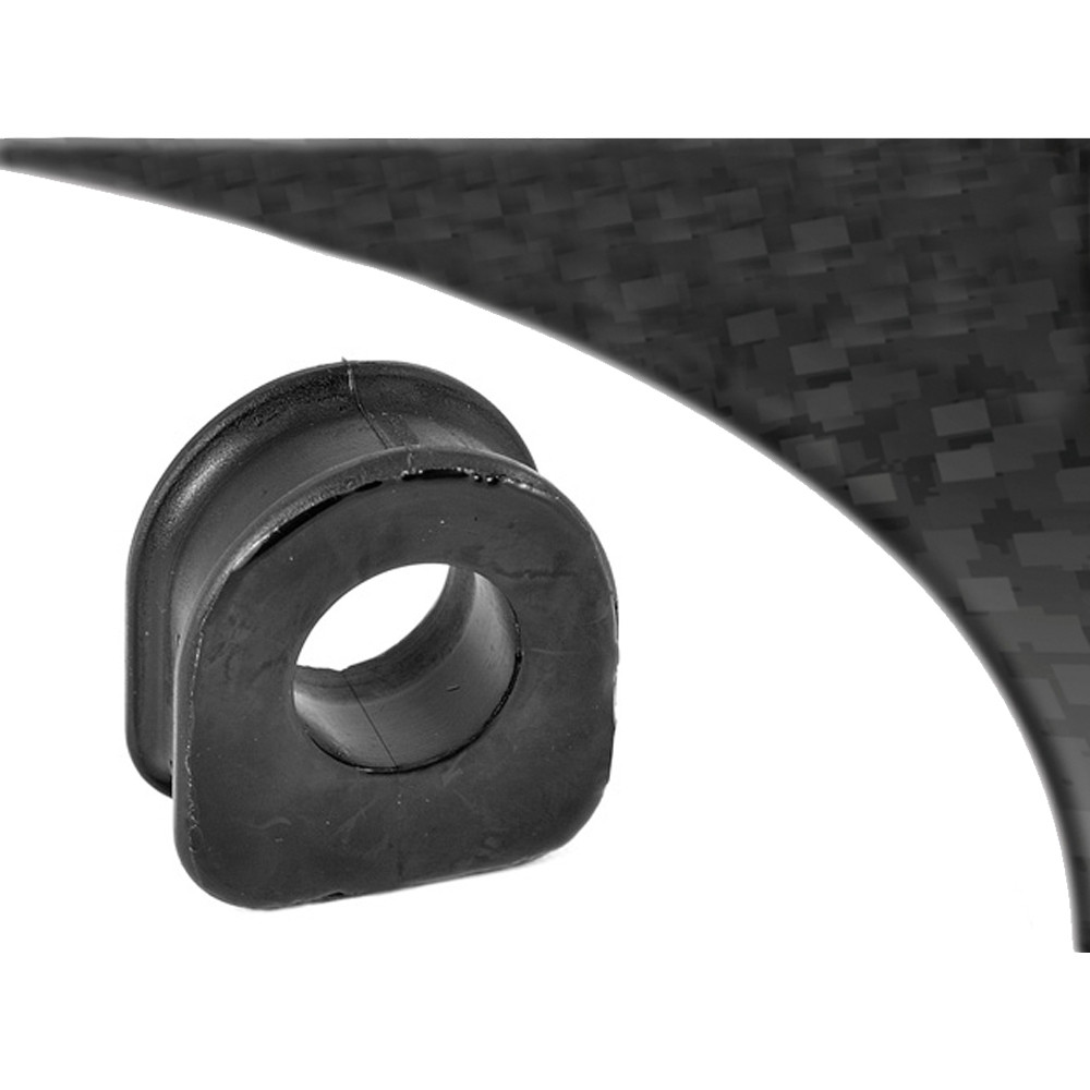 Powerflex bush for Steering Rack Mounting Round Type Saab 9-3 (1998-2002) - PF-F66411N - PFF66-411BLK - 5055676522238