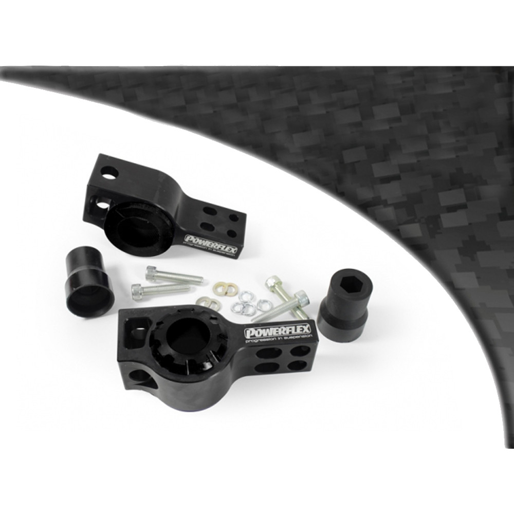 Silent-Bloc Powerflex Black Rear Triangle Front Anti Cabrage and Shift Jagd Audi A3 MK2 8P (2003-2012) - PF-F85502G-2N - PFF85-502GBLK - 5055676529961