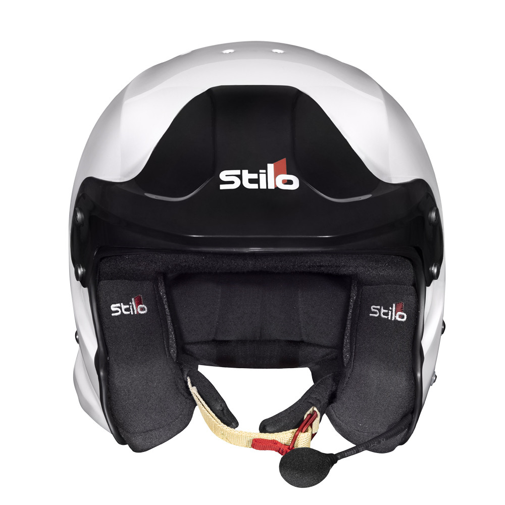 Casque Stilo Venti Trophy Rally blanc/noir sans clip Hans - STI-AA0112DF2TC.M - AA0112DF2T570101