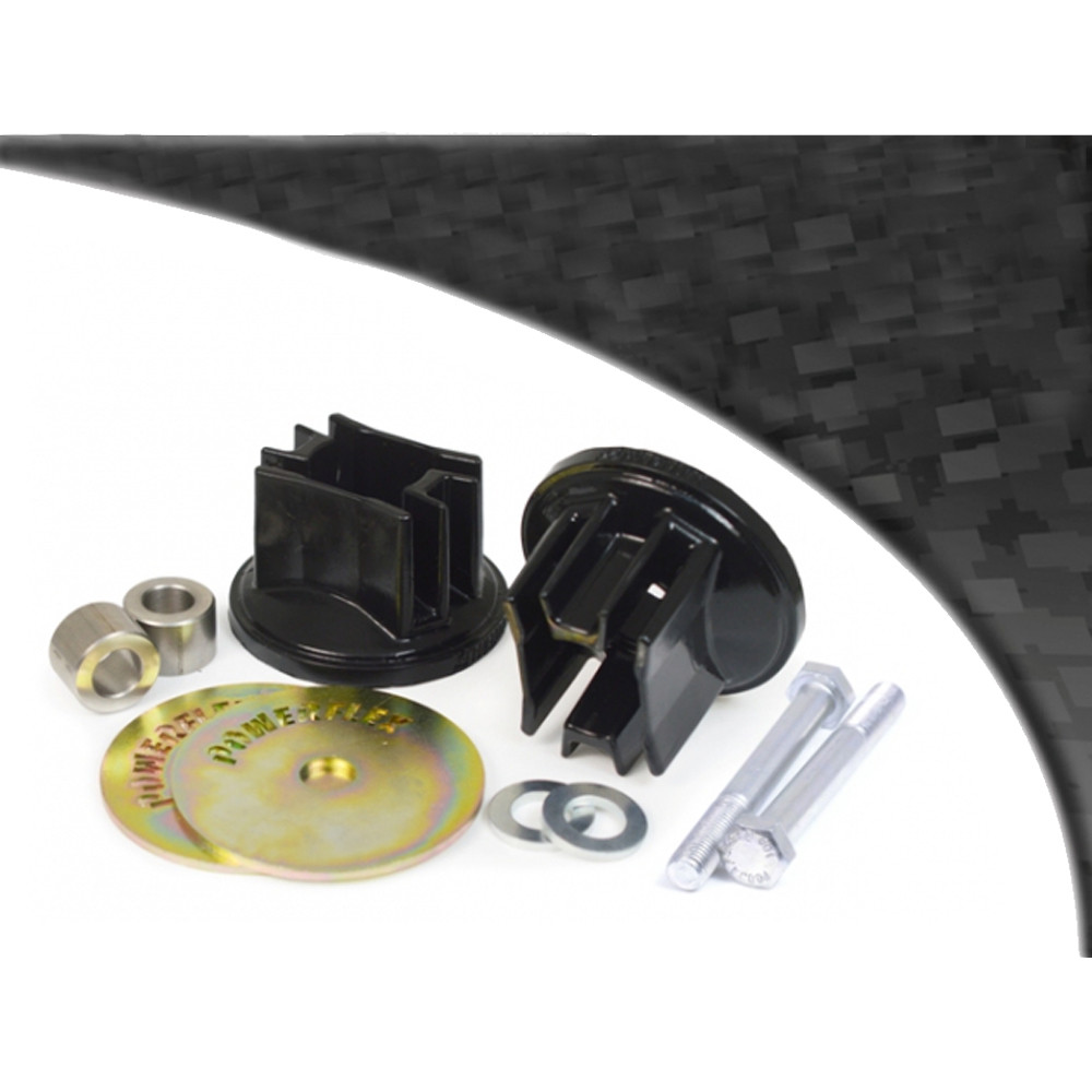 Silent-Bloc Powerflex Black Insert Hinteres Differential Hinten Audi A4 Quattro (2008 - 2016) - PF-R3743-2N - PFR3-743BLK - 5055676540089
