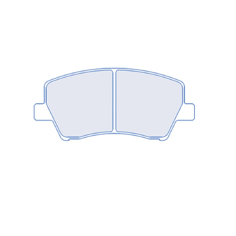 CL Brakes (Carbone Lorraine) RC8 front brake pads Renault Clio 5 RALLYE 5 - CL-4213-RC8 - 4213 RC8 - 3666618027647