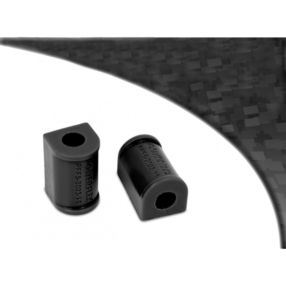 Powerflex bushes for Anti Roll Bar Bush 16mm BMW 02 Series1502-2002 (1962 - 1977) - PF-F5200316-2N - PFF5-2003-16BLK - 5055676535320
