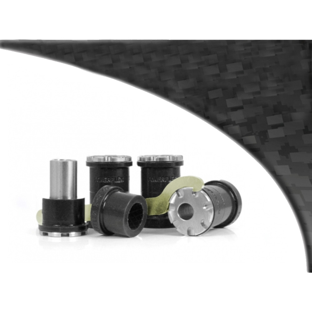 Powerflex Black Interiore Boccola Braccio Posteriore Regolazione Campanatura Audi S3 Mk1 Tipo 8L 4WD (1999-2003) - PF-R3510G-4N - PFR3-510GBLK - 5055676532374