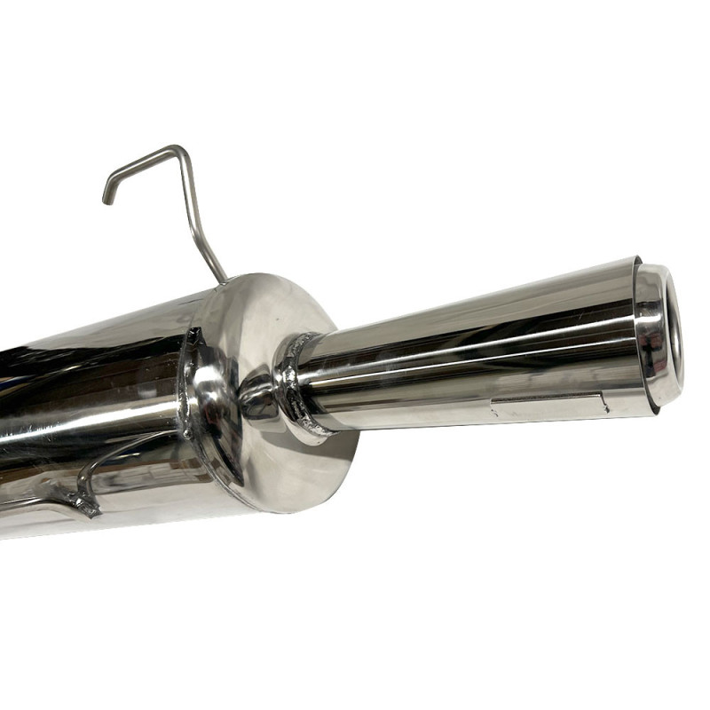 Inoxcar rear muffler Peugeot 106 s16 from 1996 to 2003 Devil type - IC-PE10601-DEV - 106.01.DE - 3666618031286