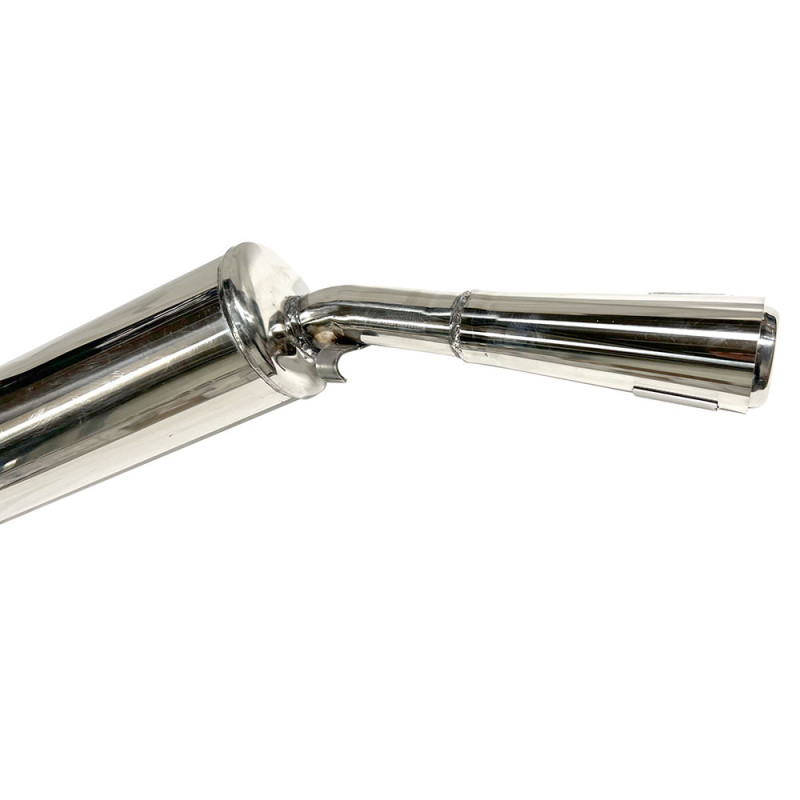 Inoxcar rear muffler Volkswagen Golf 1 1,6 GTI 110cv Devil type - IC-WGO01-DEV - GOLF.01.DE - 3666618031323