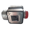 Fuel barrel pump flow meter