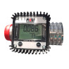 Fuel barrel pump flow meter