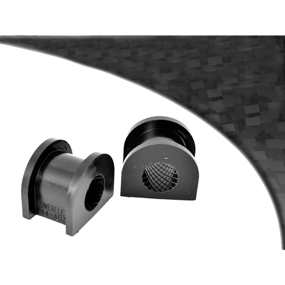 Silent-Bloc Powerflex Black Barre Anti-Roulis Avant sur Châssis 27mm Mitsubishi Lancer Evolution 10 CZ4A (10/07-) - PF-F4440327-2N - PFF44-403-27BLK - 5055676514851
