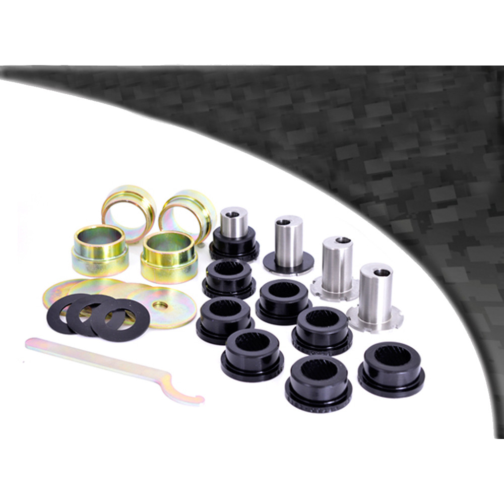 Powerflex Black Front Lower Wishbone Bush Camber Adjustable Renault Clio 2 RS (4 parts) - PF-F60301G-4N - PFF60-301GBLK - 5055676525864