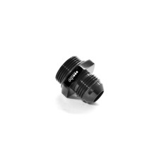 Adattatore OBP maschio/maschio M22x150-JIC in alluminio nero