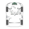Silent-bloc Powerflex Heritage support moteur arrière inférieur Diesel Seat Toledo (1 pièce)