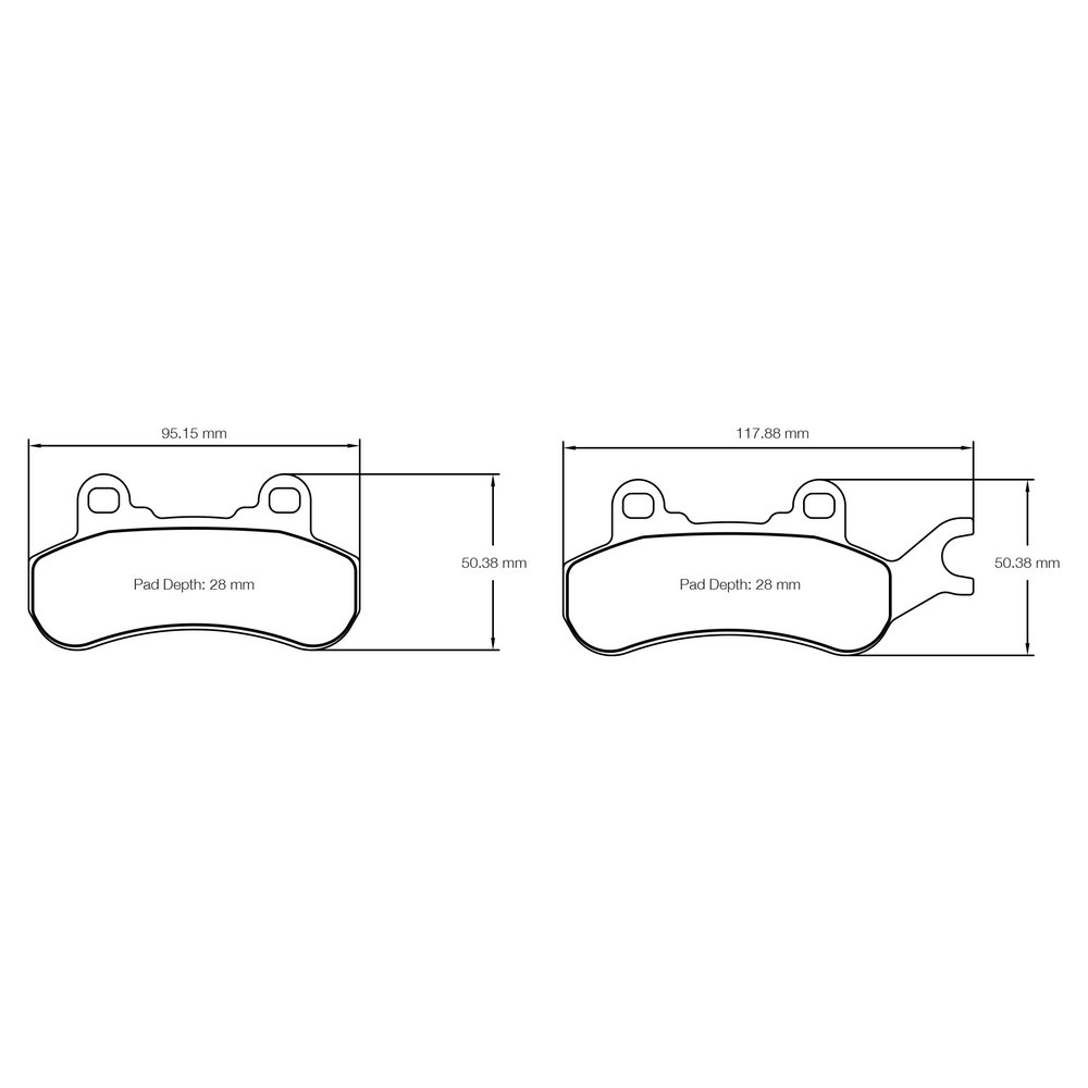 Bremsbeläge SSV/UTV Pagid S6005 - PA-6005-UTV.UT1 - S6005UT1001 - 4056029056784