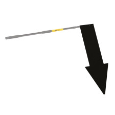 Freccia per pannello pit-stop BG-Racing (lollipop)