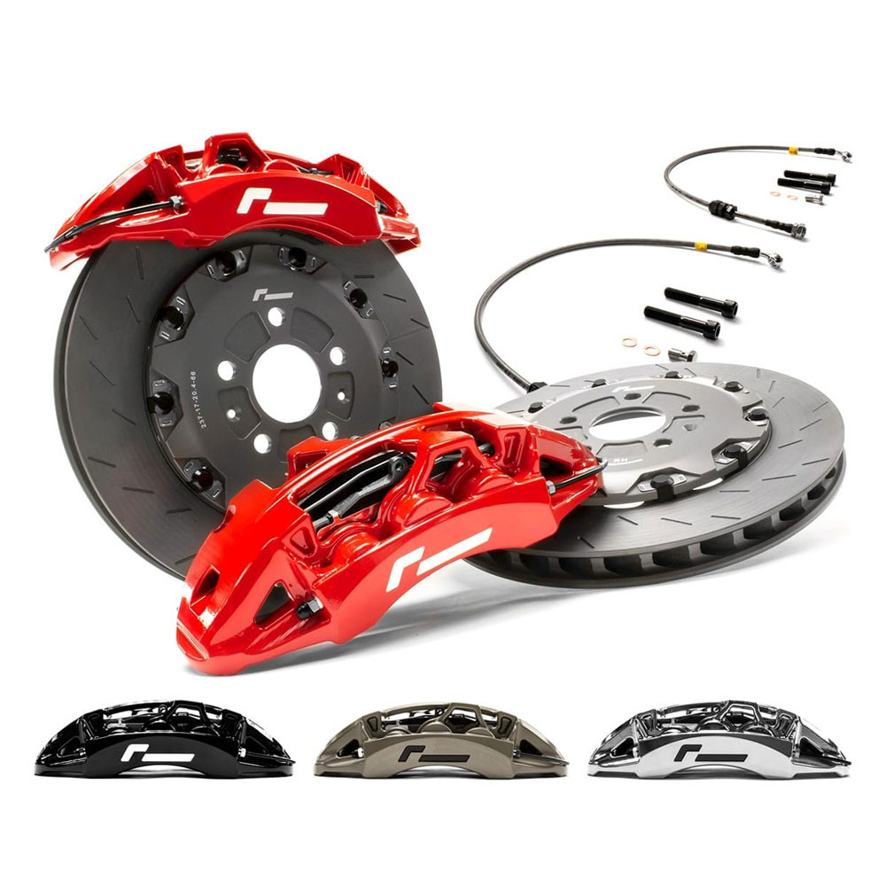 VWR - Kit freno Stage 3 per telaio MQB / MQB EVO - Dischi 355mm - Pinze 6 pistoni - VWR-650001.J - VWR650001-YEL