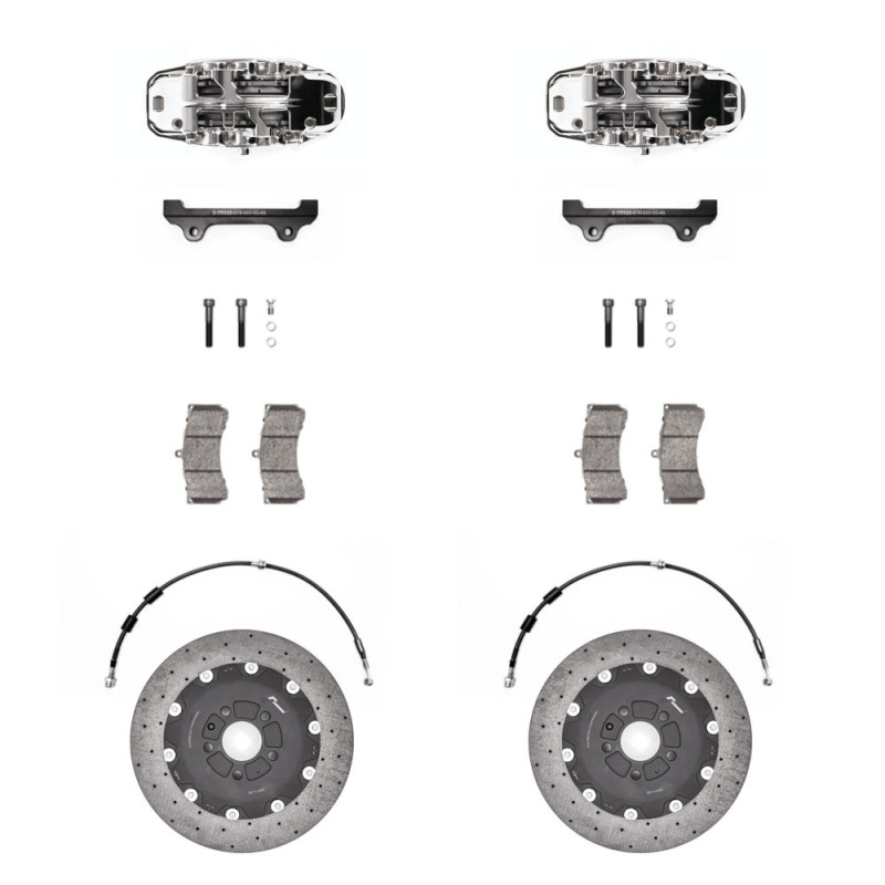 Stage 3+ Carbon Ceramic Brake Kit 380mm 6 Pot / MQB / MQB EVO - VWR-651000.B - VWR651000-BLU
