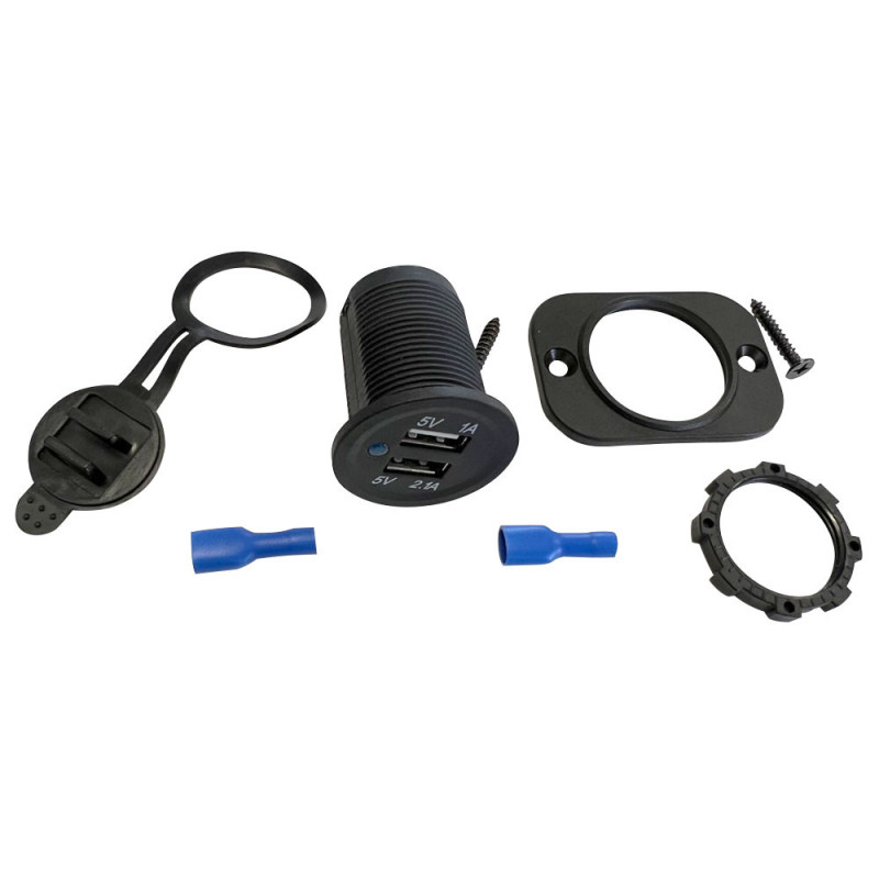 Porta USB doppio GT2i per abbitacolo - BR-USB2 - 8024827685457