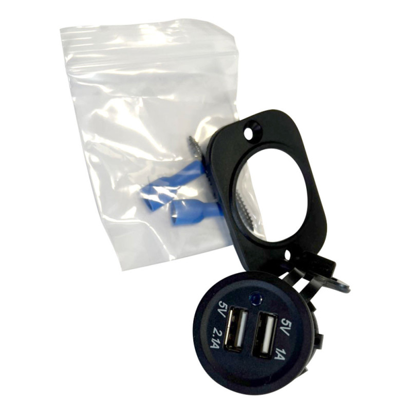 Porta USB doppio GT2i per abbitacolo - BR-USB2 - 8024827685457