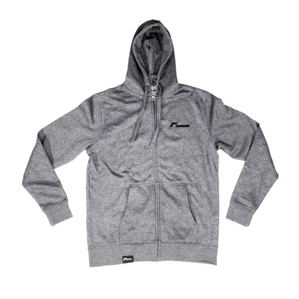 RacingLine Grey Full-Zip Hoodie - VWR-A003.L - VWRA003L