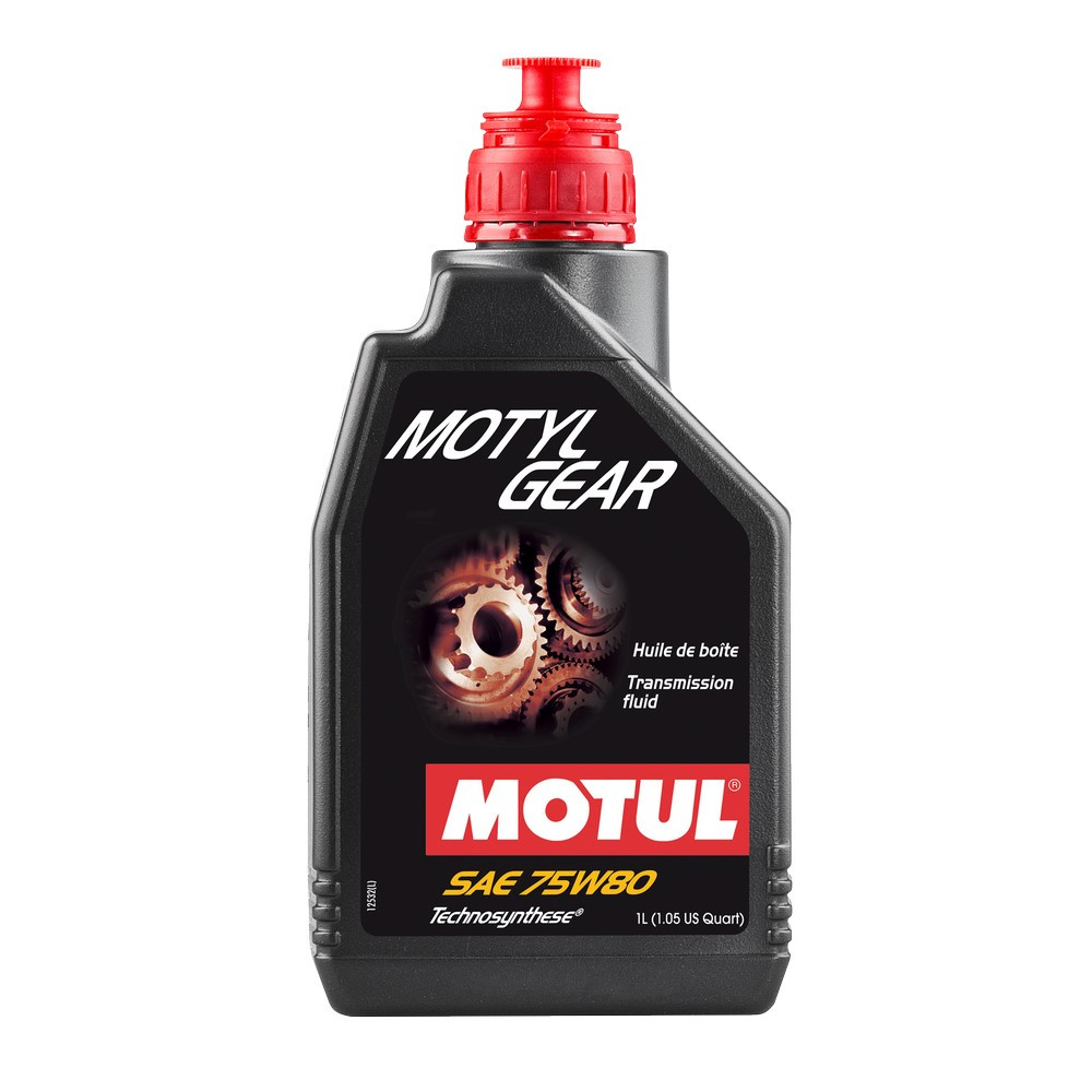 Huile de boite MOTUL MOTYLGEAR 75W80 - bidon de 1L - MOT-GEAR-75W80 - 105782 - 3374650011349
