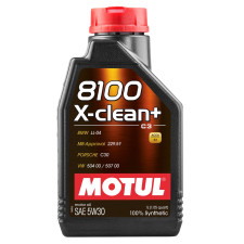 MOTUL 8100 X-CLEAN + 5W30 engine oil - 1L can