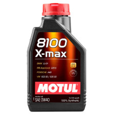 MOTUL 8100 X-MAX 0W40 engine oil - 1L can