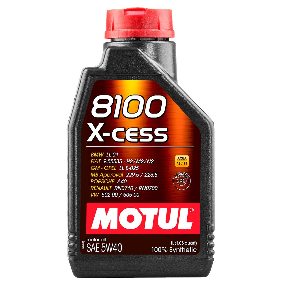 Huile moteur MOTUL 8100 X-CESS 5W40 - bidon de 1L - MOT-81XCESS-5W40 - 102784 - 3374650237916