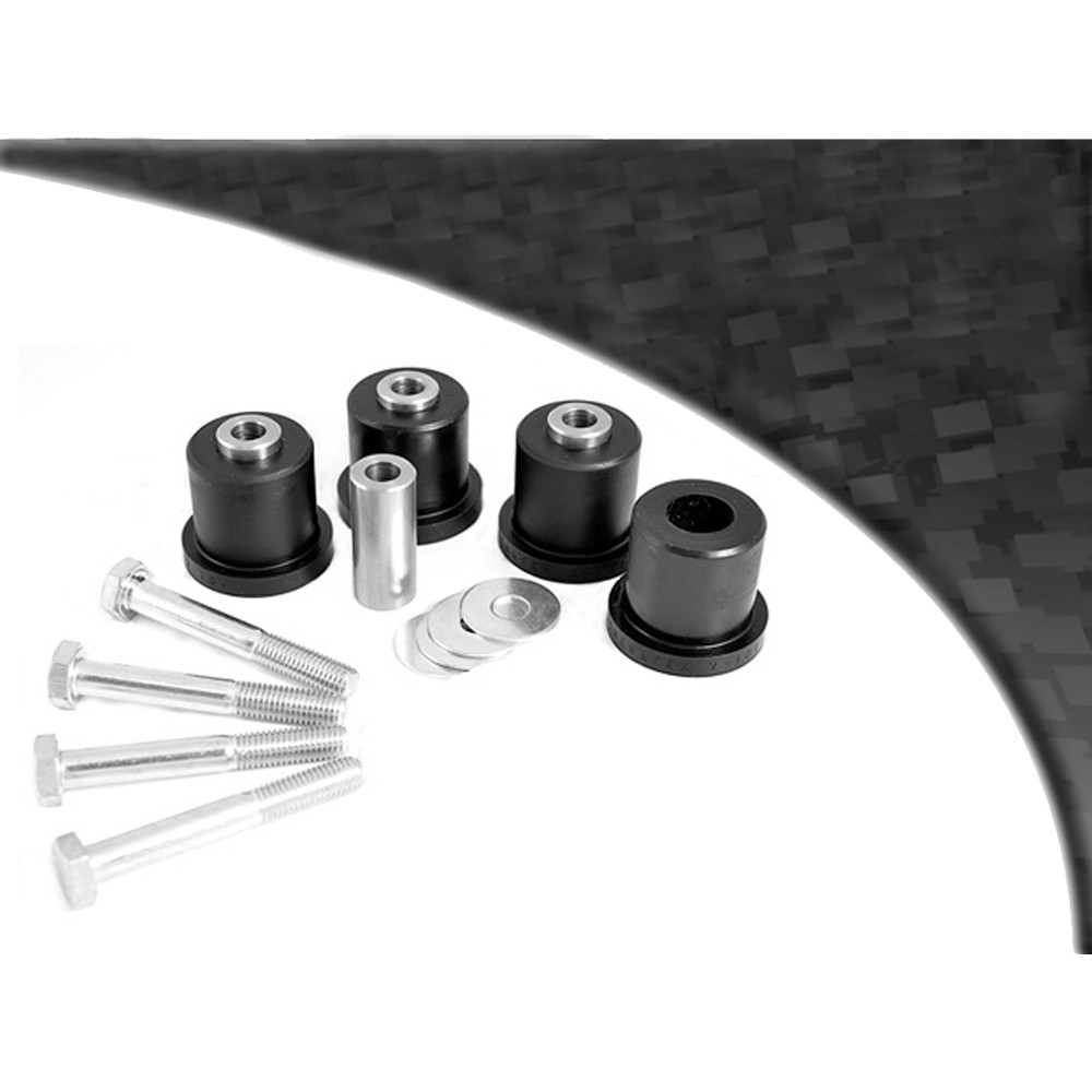 Silent-Bloc Powerflex Black Triangle Stahl vor Audi 80 (4 Stück) - PF-F03101-4N - PFF3-101BLK - 5055676520005