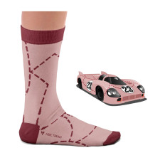 Chaussettes Auto HEEL TREAD Pink Pig