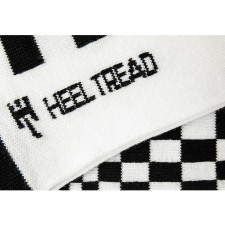 HEEL TREAD Auto Socks Pasha Black/White